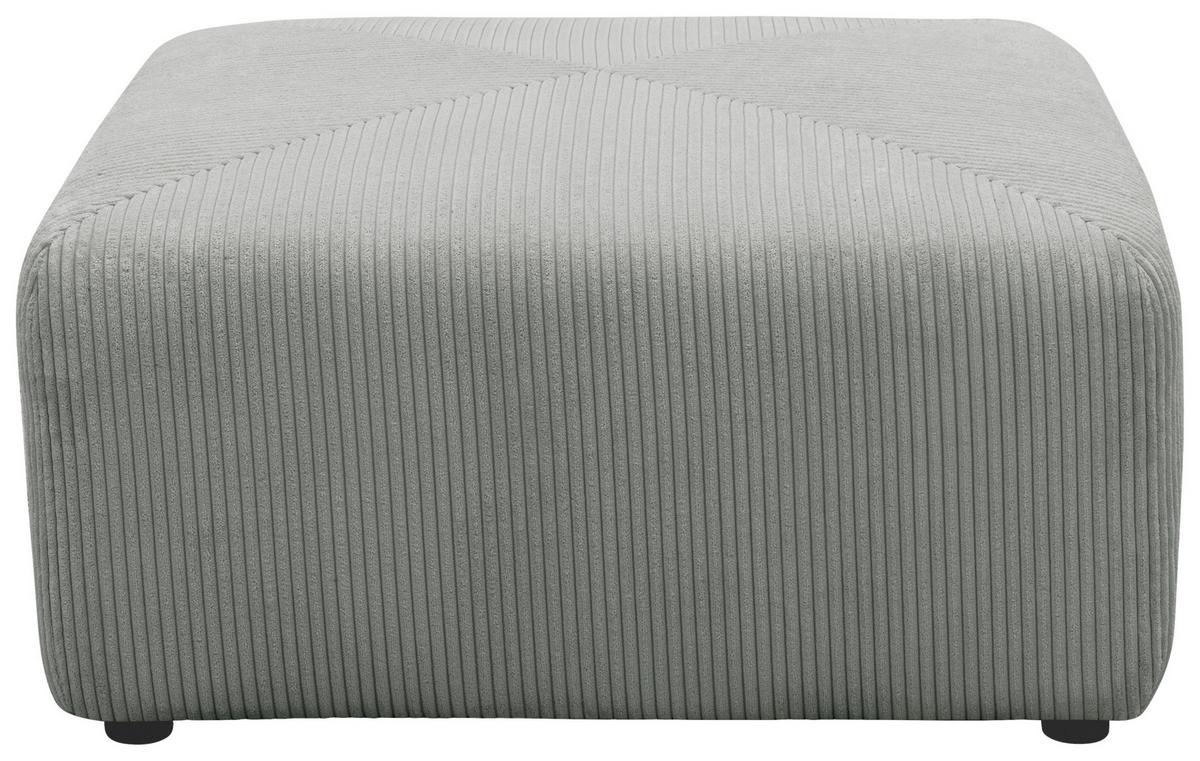 Hocker Hellgrau B: 85 Cm - Hellgrau/Schwarz, Design, Textil (85/42/85cm) - MID.YOU