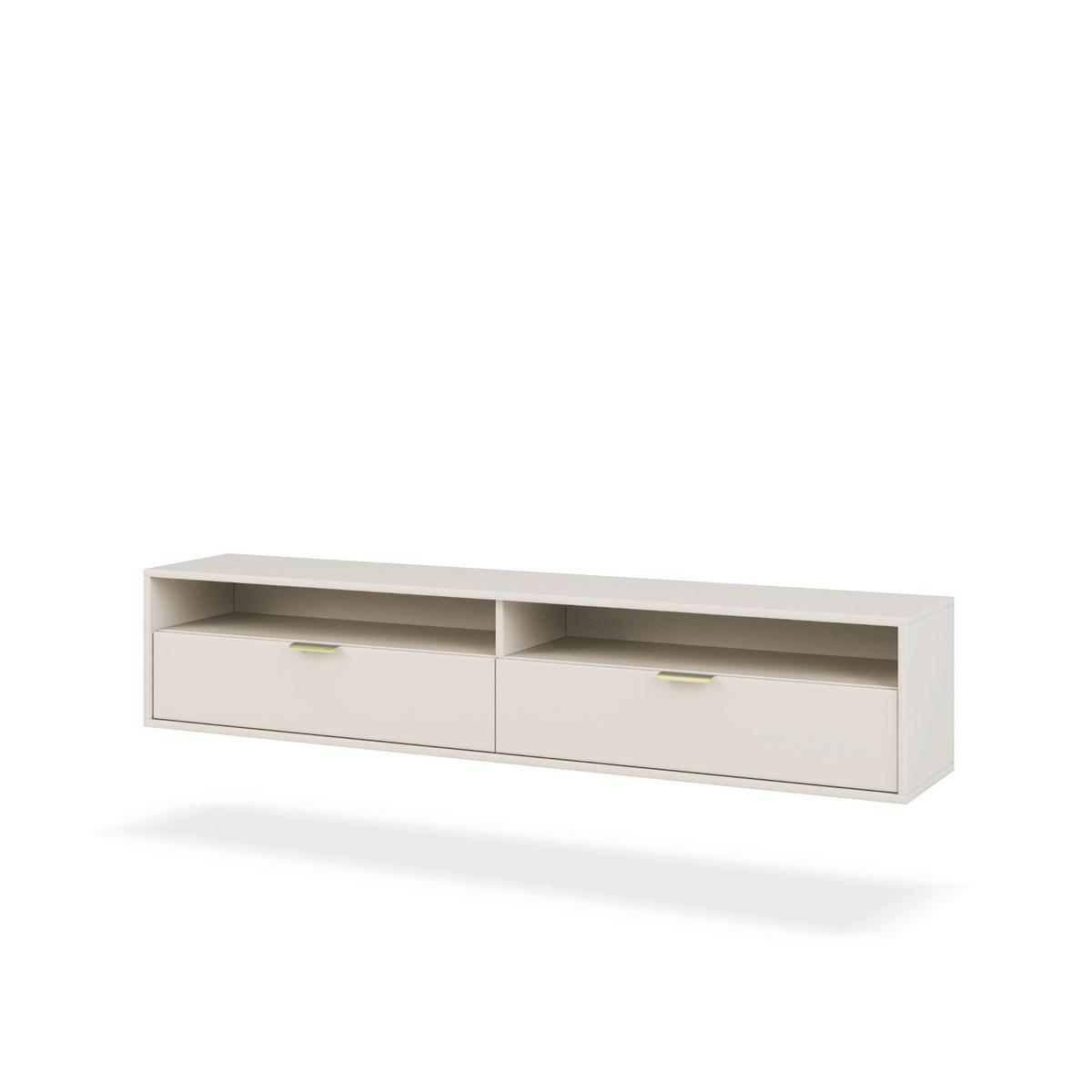 Lowboard Calmo Kaschmir 175 Cm - Kaschmir, Design, Holzwerkstoff (175/35/33cm) - Livetastic