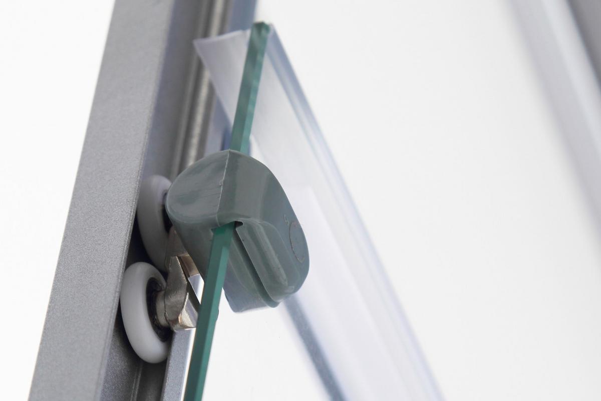 Dampfdusche Nevada 170 Mit Massagedüsen, Radio, Ablage - Schwarz/Weiß, Basics, Glas (175/229/85cm) - Sanotechnik