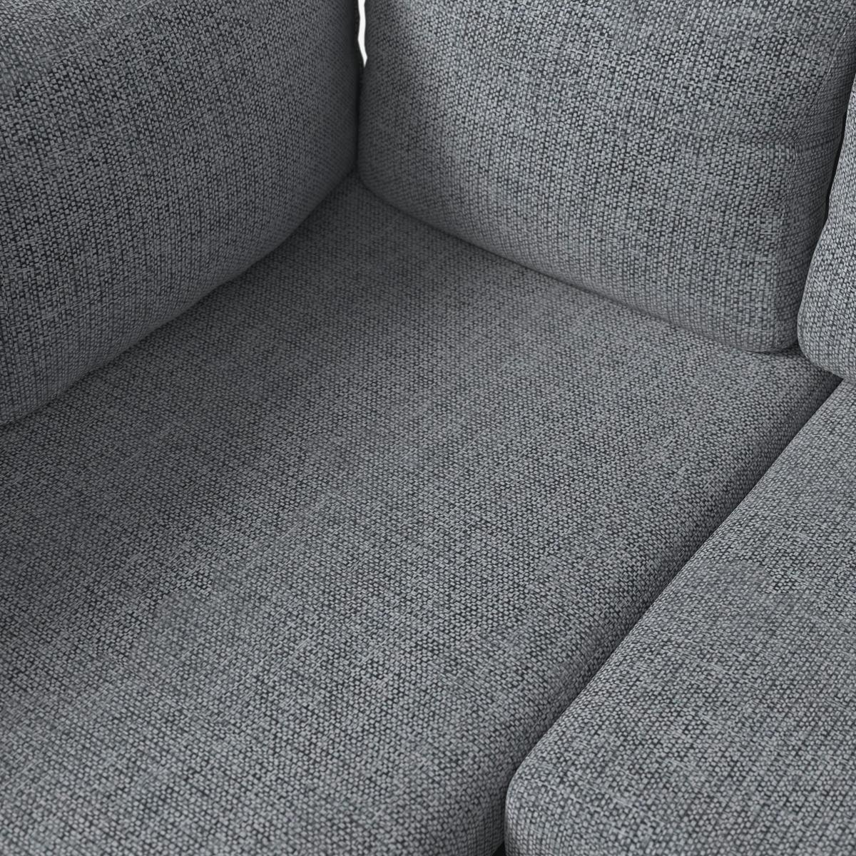 Loungegarnitur Cannes - Dunkelgrau/Anthrazit, MODERN, Kunststoff/Textil (202/236cm) - Beldano