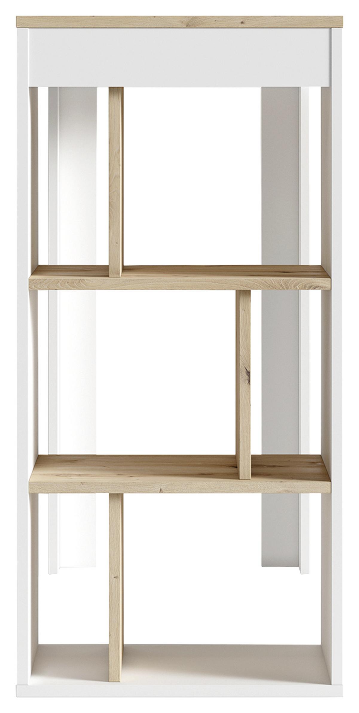 Bartisch Moby B: 110cm Eiche Artisan - Weiß/Eiche Artisan, MODERN, Holzwerkstoff (110/50/104cm) - MID.YOU