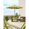 Sonnenschirm Malaga BxHxT: 300x257x300 cm Waldgrün - Waldgrün/Buchefarben, Basics, Textil/Metall (300/257cm) - Schneider