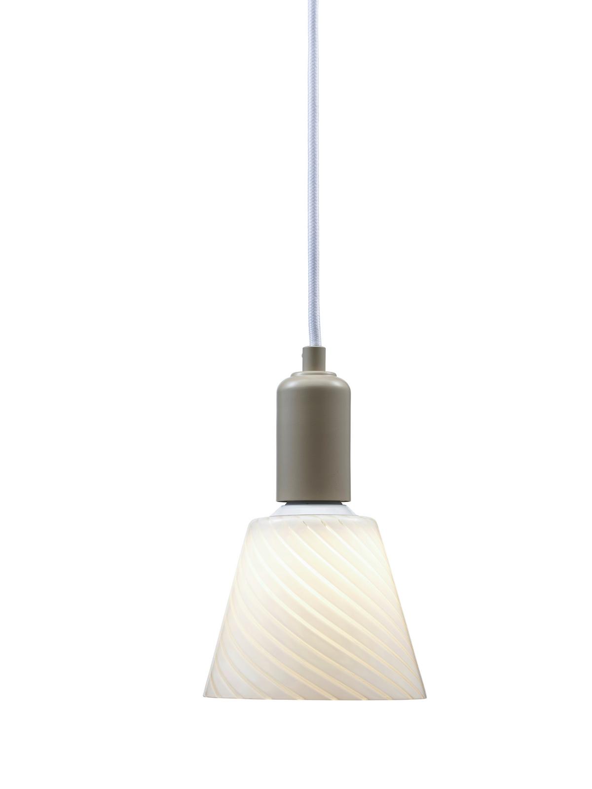 Hängeleuchte 227010 - Weiß, Basics, Glas (12/18cm)