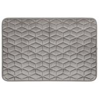 Koupelnová předložka Conny, 40/60cm, šedá - šedá, Konvenční, textil (40/60cm) - Modern Living