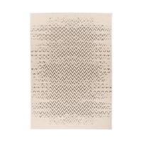 Flachwebteppich Splash 600 Braun/Creme, 160x230 cm - Creme/Braun, KONVENTIONELL, Textil (160/230cm) - Kayoom