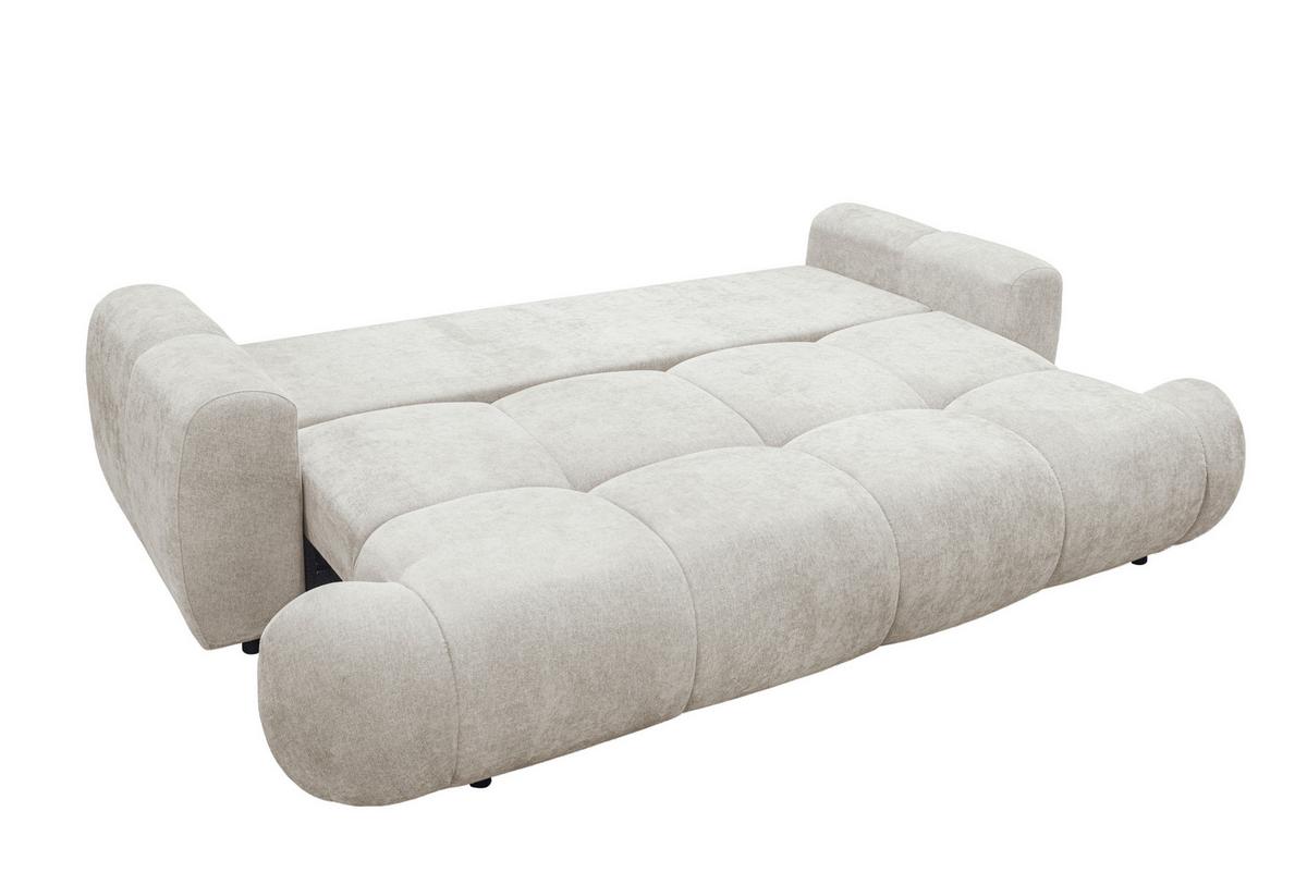 Schlafsofa Alessano Champagner, B: 254cm - Champagner/Beige, MODERN, Holzwerkstoff/Kunststoff (254/69-93/116cm) - MID.YOU