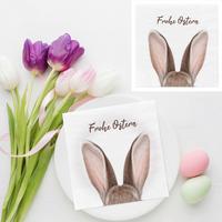 Serviette Frohe Ostern - Basics, Papier (33/2/33cm)