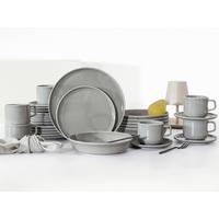 Kombiservice Chef Collection, Grau, 30--Teilig. - Hellgrau, Basics, Keramik - Creatable