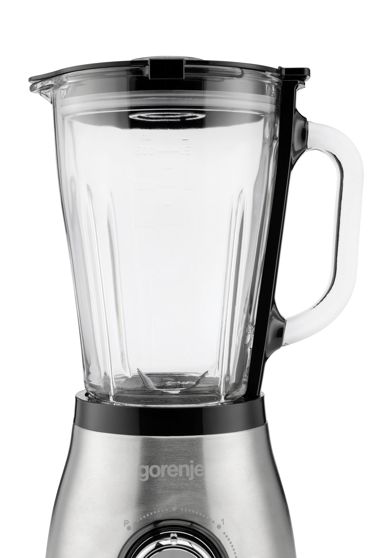 STANDMIXER 800W, 1,5 Liter - Edelstahlfarben, Basics, Glas/Kunststoff (18,5/41,5/17,2cm) - Gorenje