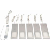 Unterbauleuchte Planar Alu - Alufarben, Basics, Metall (19/7/0,5cm)