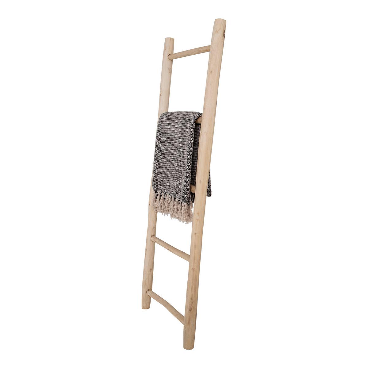 Dekoleiter Decorative Ladder Teak, B/h/t: 50x150x5cm - Teakfarben, Basics, Holz (50/150/5cm)