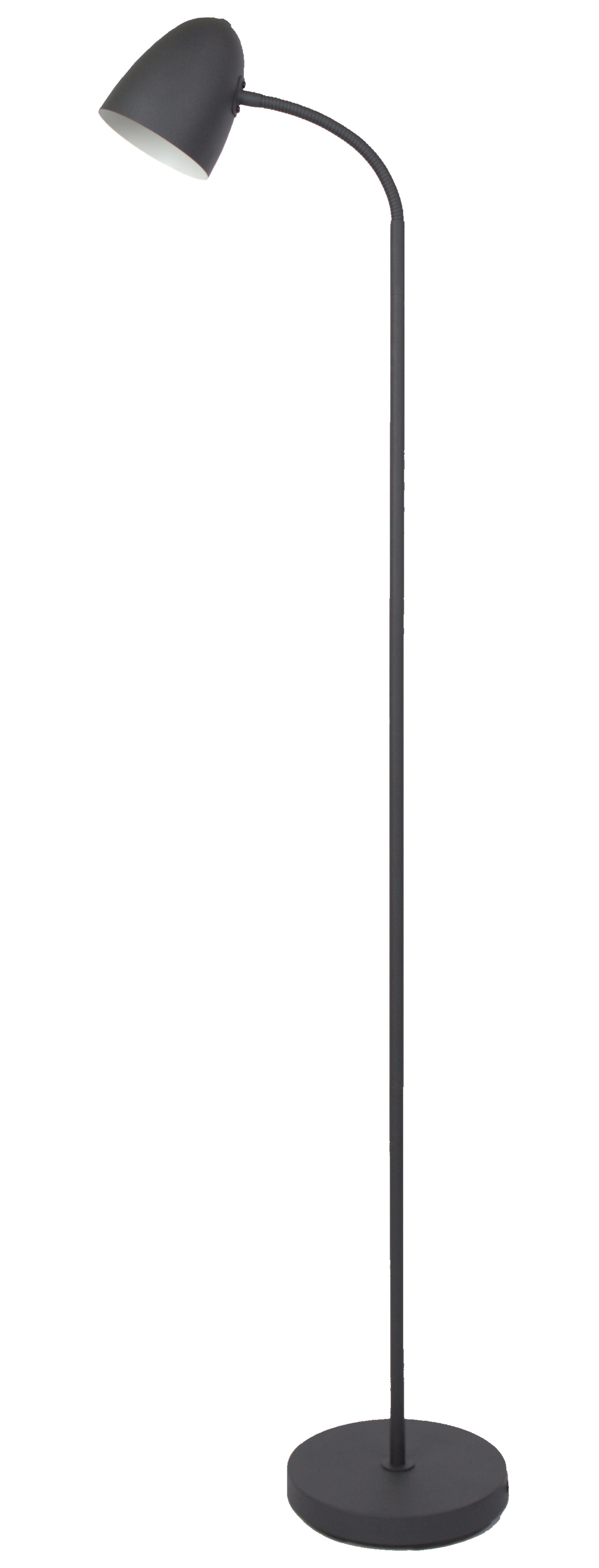 Stehleuchte 40870108 Jason - Schwarz, Design, Metall (20/37/140cm) - Globo