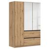 Drehtürenschrank Costa Eiche Artisan Dekor - Eiche Artisan, MODERN, Holzwerkstoff (136/197/54cm) - Rauch Möbel