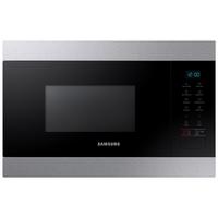 Einbau-Mikrowelle Ms22m8074at/ Eg 850 W, B: 59,5 cm 6 Stufen - Edelstahlfarben/Schwarz, Basics, Glas/Keramik (59,5/38/32cm) - Samsung