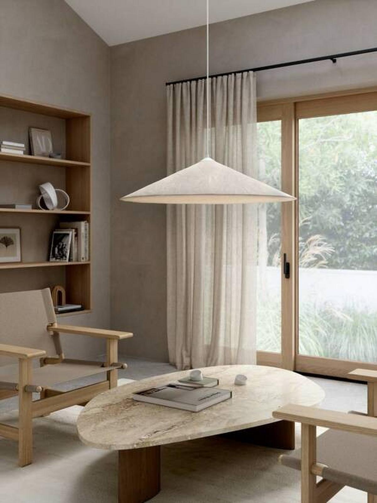 Hängeleuchte Hill B: 85 cm - Weiß, KONVENTIONELL, Kunststoff (85/22cm) - Nordlux