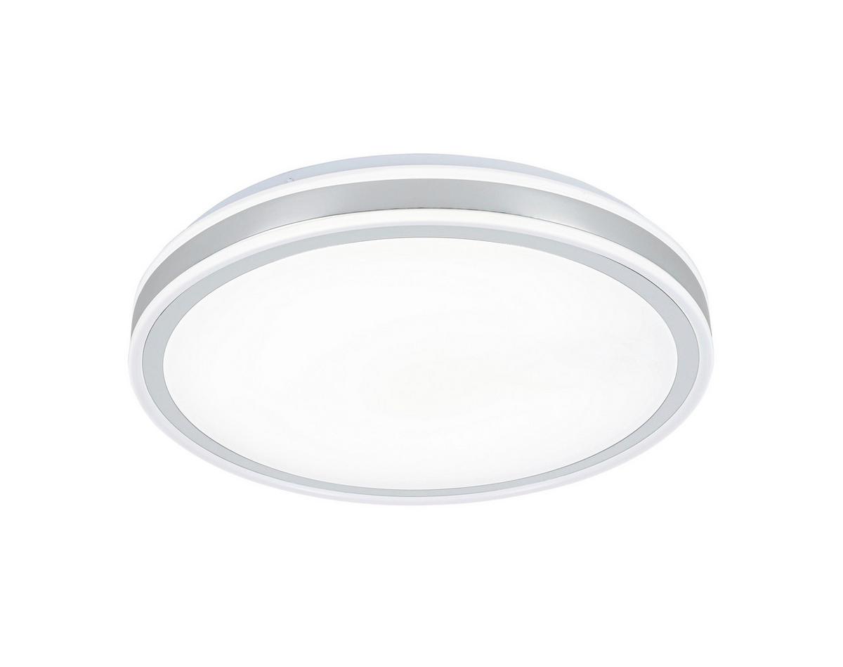 STROPNÉ LED SVIETIDLO FARBI - biela/chrómová, Modern, kov/plast (38/38/6cm) - Mömax