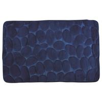 Badteppich Dunkelblau 50/80 Cm - Dunkelblau, KONVENTIONELL, Textil (50/80cm) - Spirella