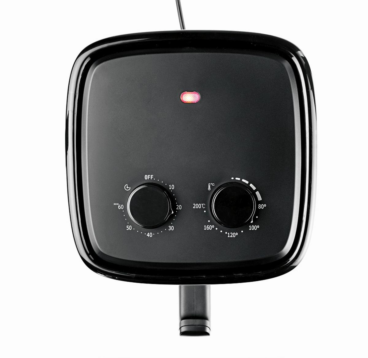 Heißluftfritteuse, 3,2l 19170 Gourmetmaxx - Schwarz, Basics, Kunststoff (34,1/25,4/30cm) - GOURMETMAXX