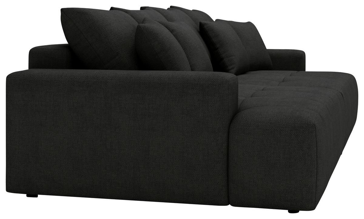 Bigsofa Adele Schwarz B: 270cm - Schwarz, Design, Textil (270/85/136cm) - Livetastic