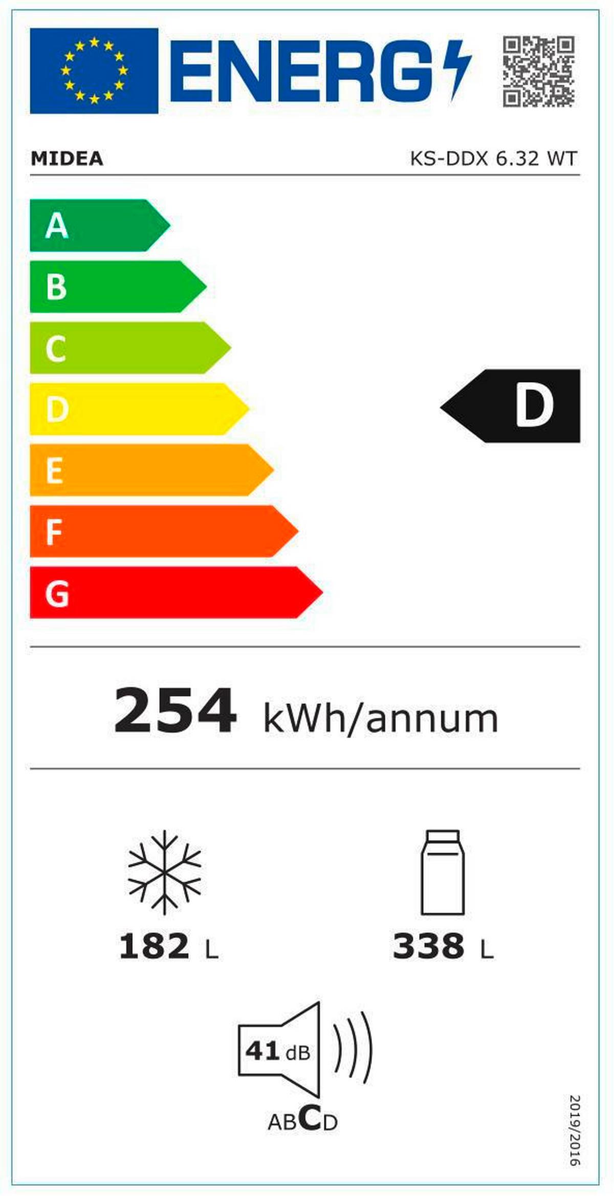 Side-by-side Ks-Ddx 6.32 Wt - Basics, Kunststoff/Metall (89,7/176,5/76,1cm) - Midea