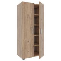 Schuhschrank Ulas Honigeiche Dekor B: 49 cm - Honigeiche/Grau, MODERN, Holzwerkstoff (49/108/30cm) - MID.YOU