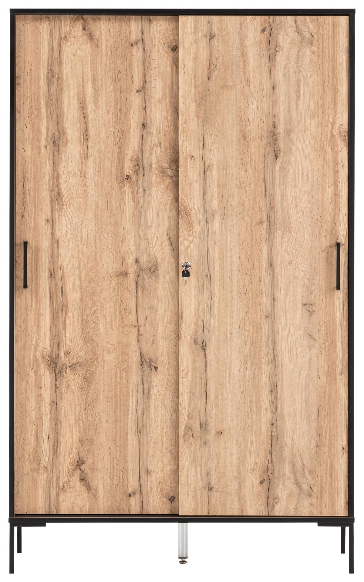 Aktenschrank versperrbar Holzwerkstoff B:100,1 - Eichefarben, MODERN, Holzwerkstoff (100,1/163,8/41cm)