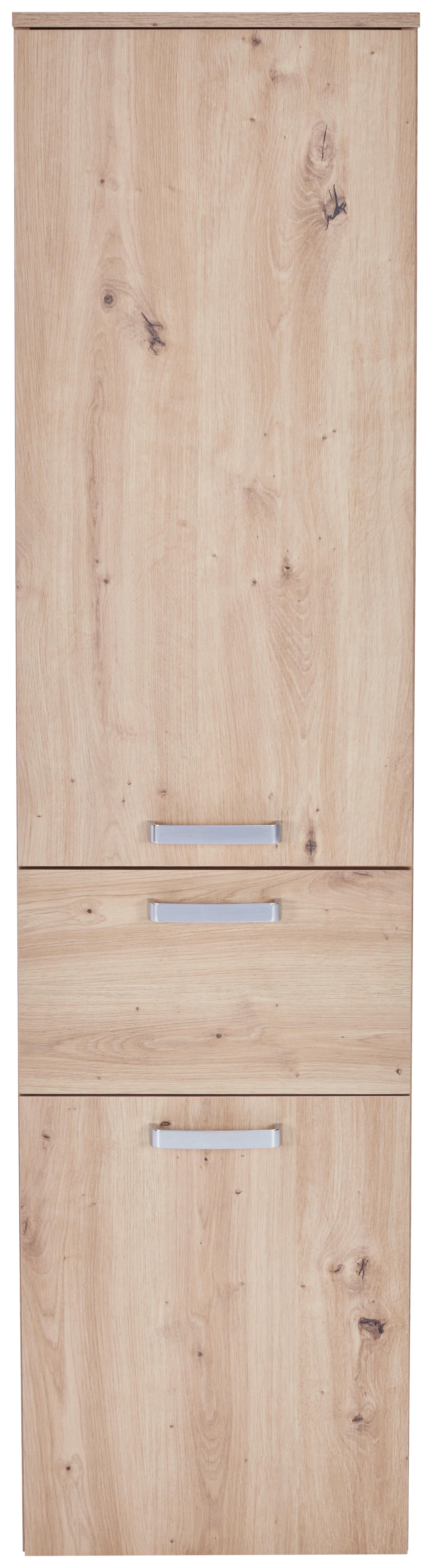 Hochschrank Fresh 240-C-04014 Hs - Weiß/Eiche Artisan, KONVENTIONELL, Holzwerkstoff (40/168,5/38,5cm) - Ondega