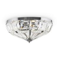 Deckenleuchte Facet - Chromfarben, Trend, Glas/Metall (39.6/19,2/39.6cm) - MAYTONI