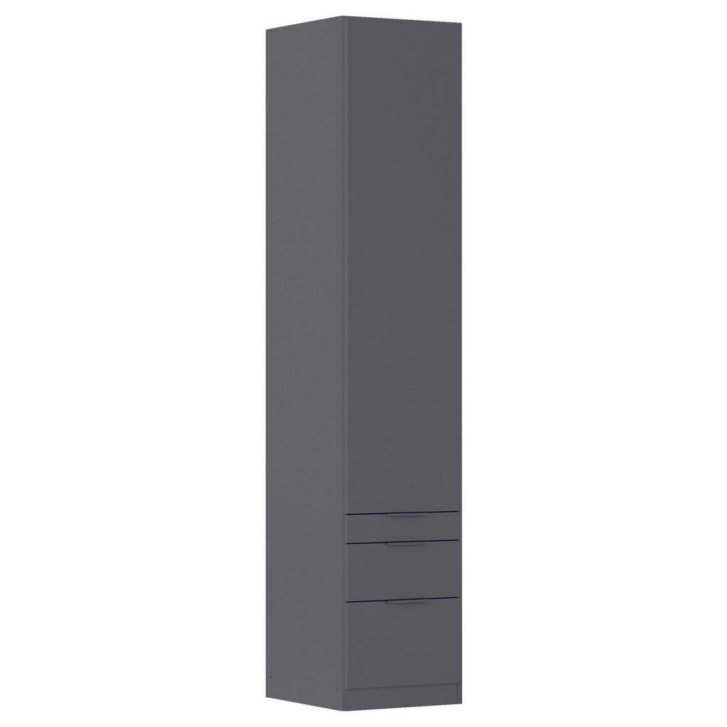 Drehtürenschrank Alabama Grau Metallic B: 47 cm