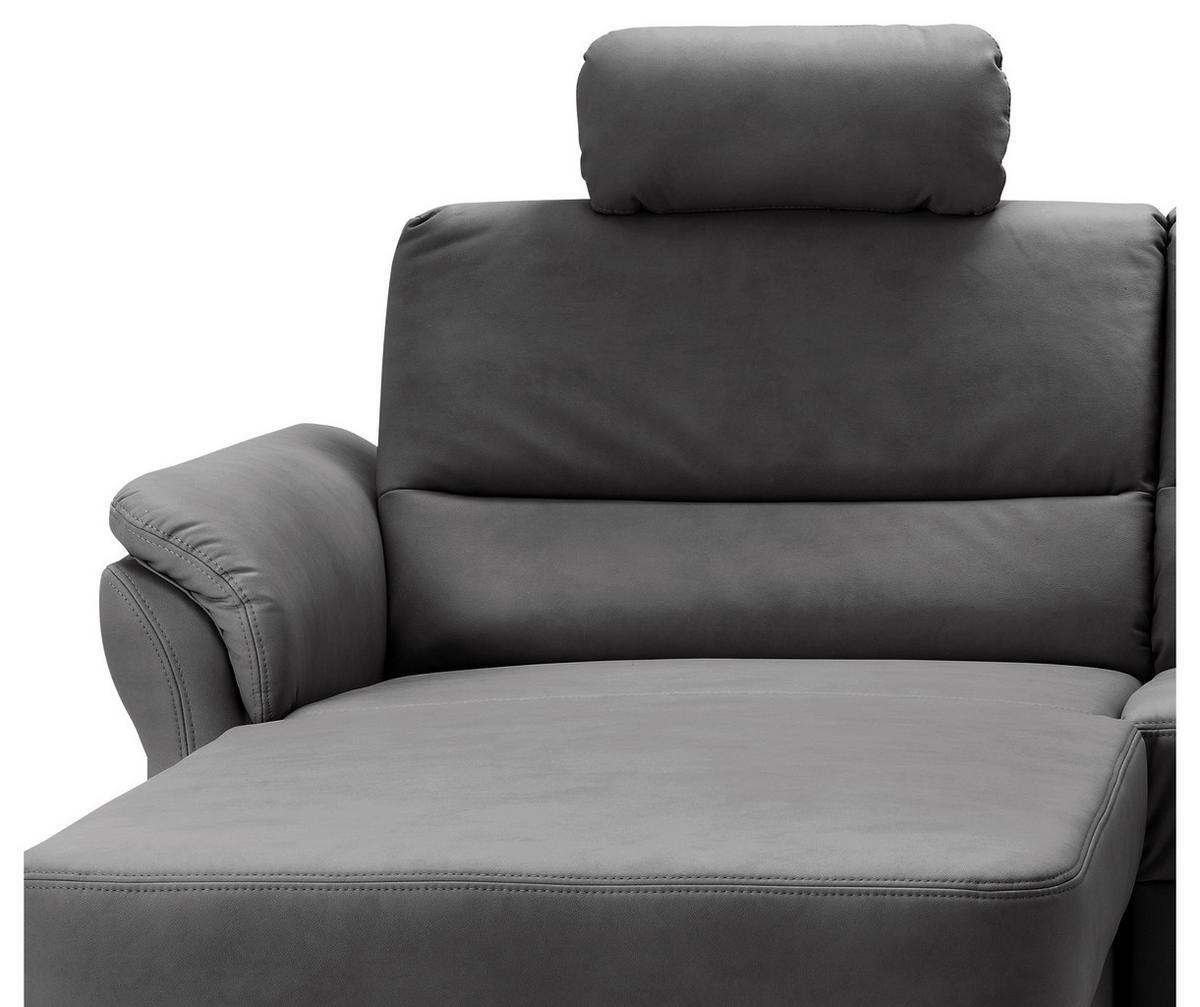 Ecksofa Cavoli, Schwarz S: 176x279 cm - Schwarz, MODERN, Textil (176/279cm) - Livetastic