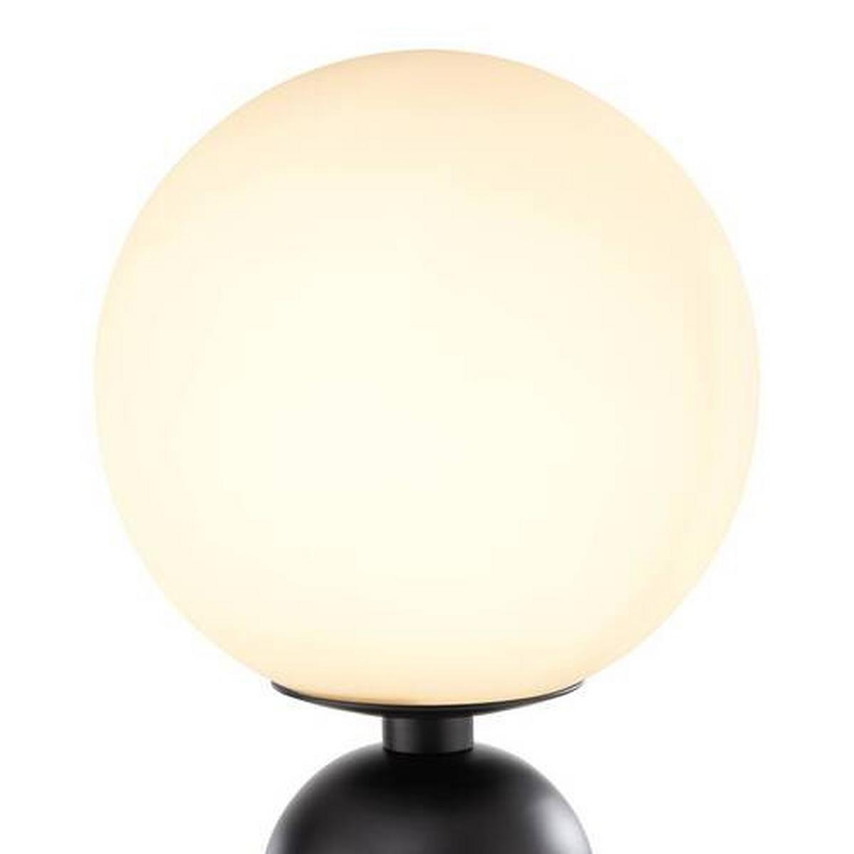 Stolní svítidlo TIANO černá - černá, Moderní, kov/sklo (25/48,5cm) - Bessagi Home