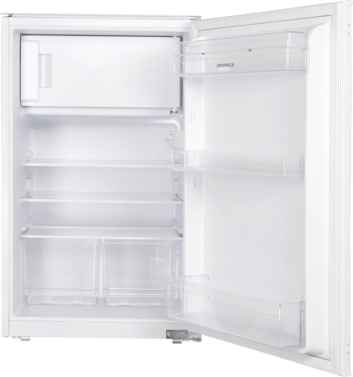 Küchenzeile Premium mit Geräten 280 cm Weiß Hochglanz - Weiß/Grau, MODERN, Holzwerkstoff (280cm) - Respekta