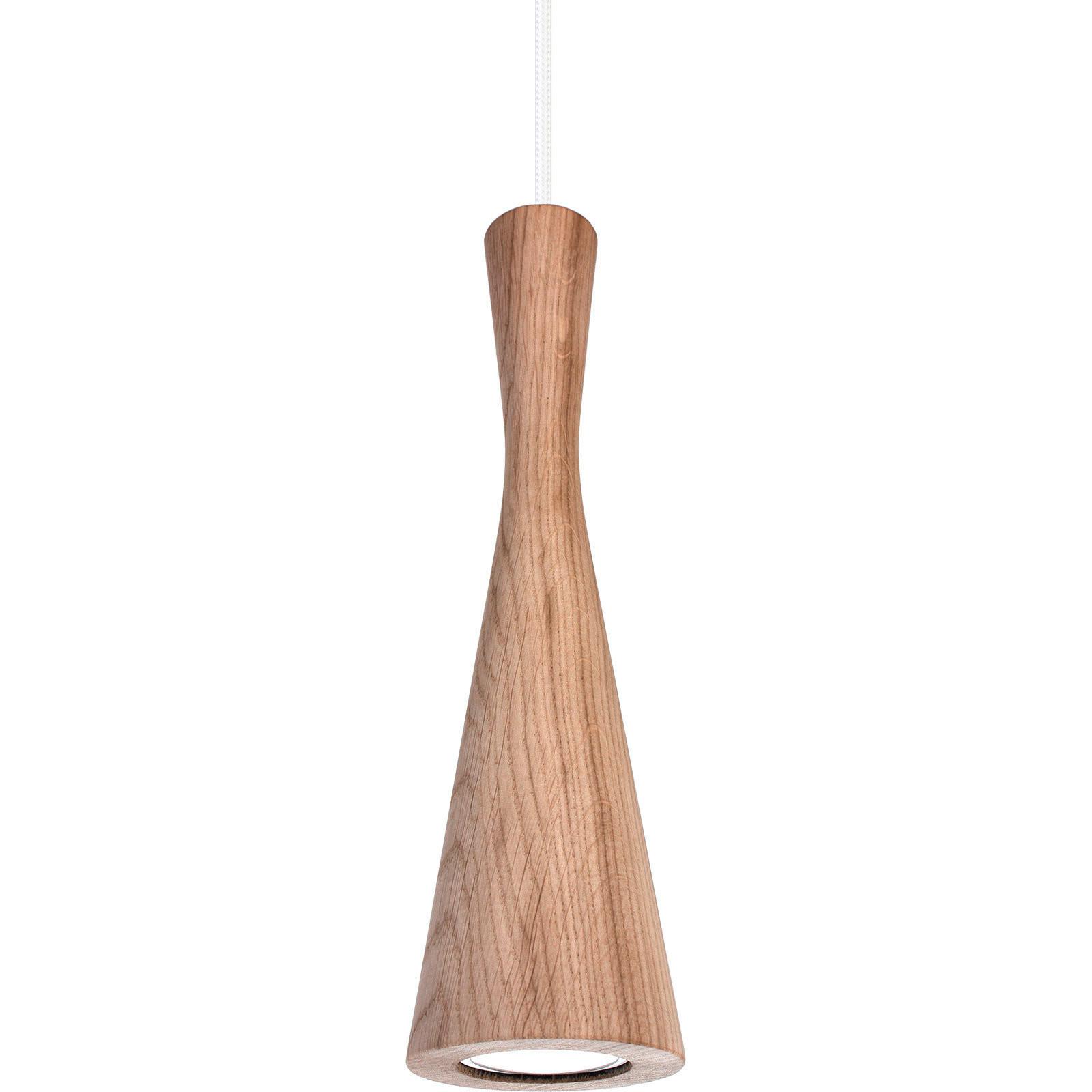 Hängeleuchte 8510145 Vegas - Eichefarben/Weiß, Natur, Holz (10/90-140cm)