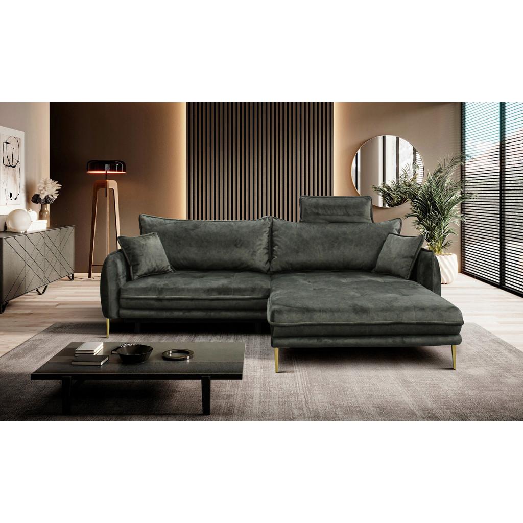 ECKSOFA Whisper Grün S: 264x196 cm