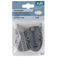 Ajtócsillapító Halk Záródás - szürke, műanyag (4,5/6,7-8,1cm) - Suki