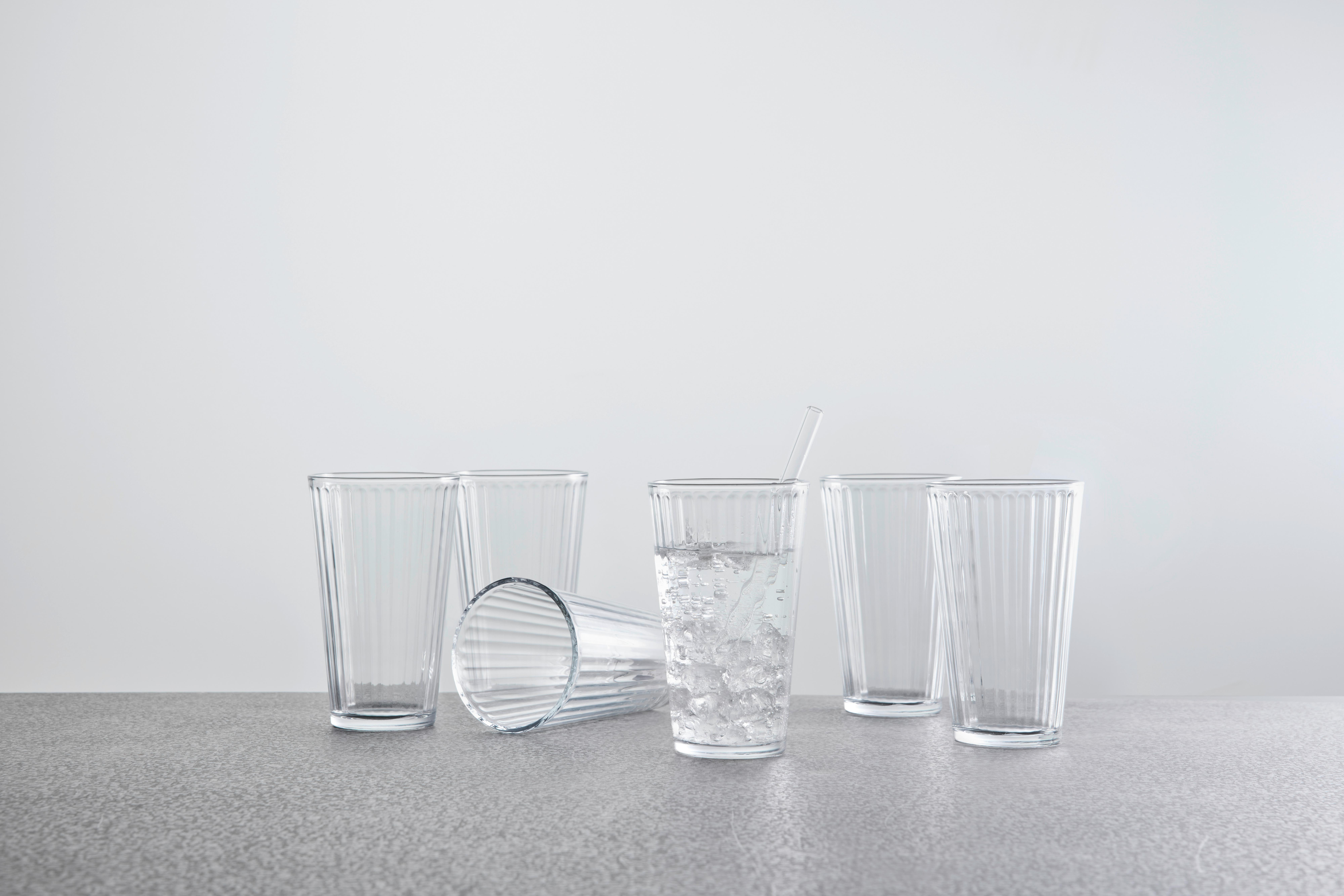 SADA SKLENIC OLE - čiré, Konvenční, sklo (6/14,7/8,7cm) - Modern Living