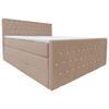 Boxspringbett Elza Beige, Lf: 180x200 cm - Beige, MODERN, Textil (180/200cm) - Livetastic