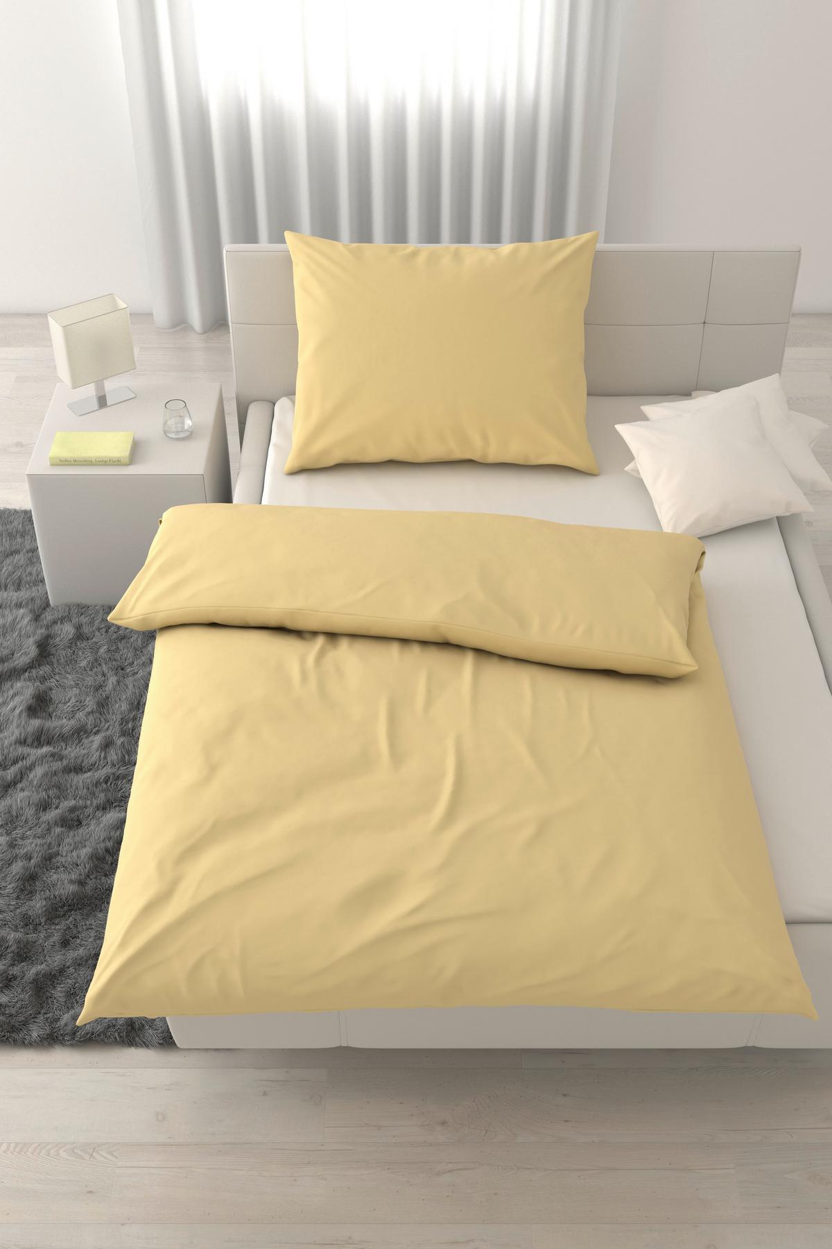 POSTEĽNÁ BIELIZEŇ ELENA - žltá, Modern, textil (140/200cm) - Mömax