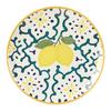 Mělký talíř LEMONS - modrá/jadeitově zelená, Konvenční, keramika (26cm) - Mömax