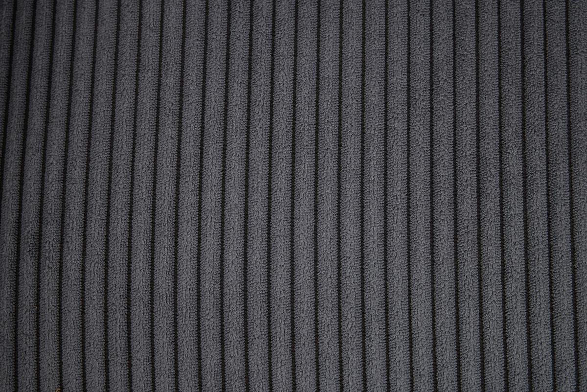 Otočné křeslo SHIBA, tmavě šedý manšestr - šedá/černá, Moderní, kov/textil (76/99/87cm) - Mömax