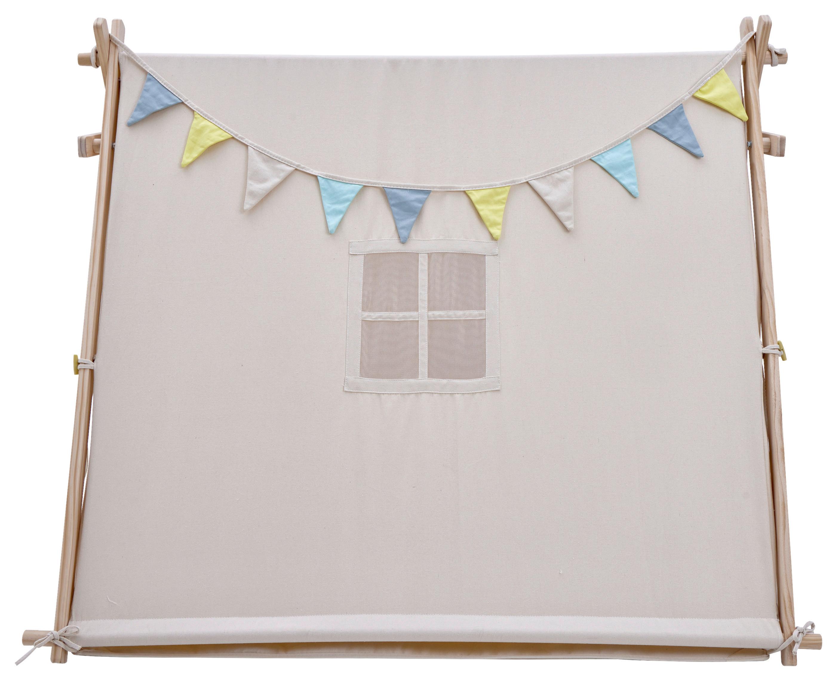 Spielzelt S052.210.00 - Creme, KONVENTIONELL, Holz/Textil (100/105/120cm) - Ambia Garden