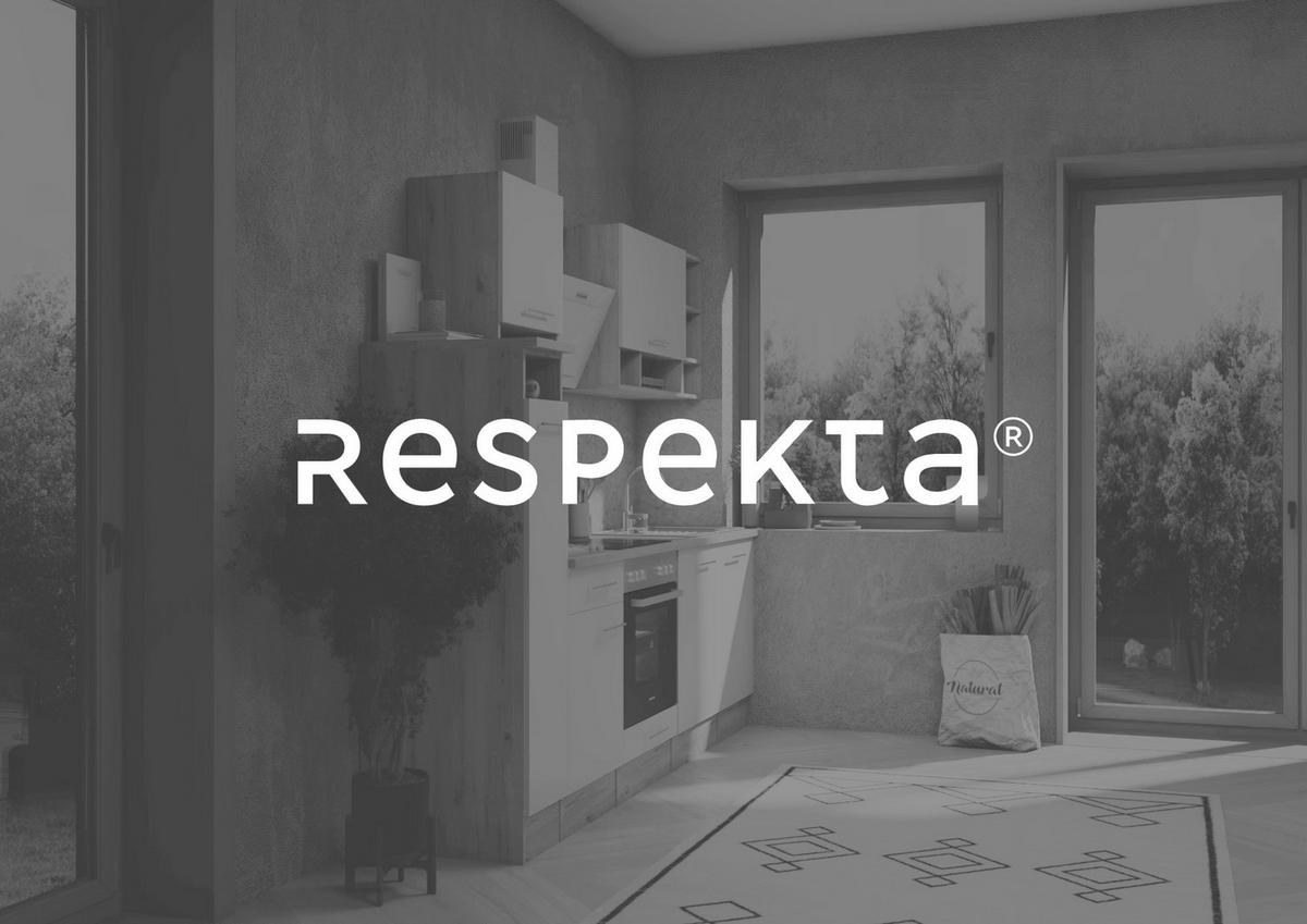 Küchenzeile mit Geräten B: 250 cm Eiche Dekor/Grau - Eichefarben/Grau, Basics, Holzwerkstoff (250cm) - Respekta