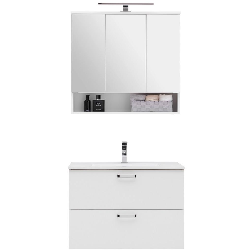 Badezimmer Fresh Weiß 3-teilig