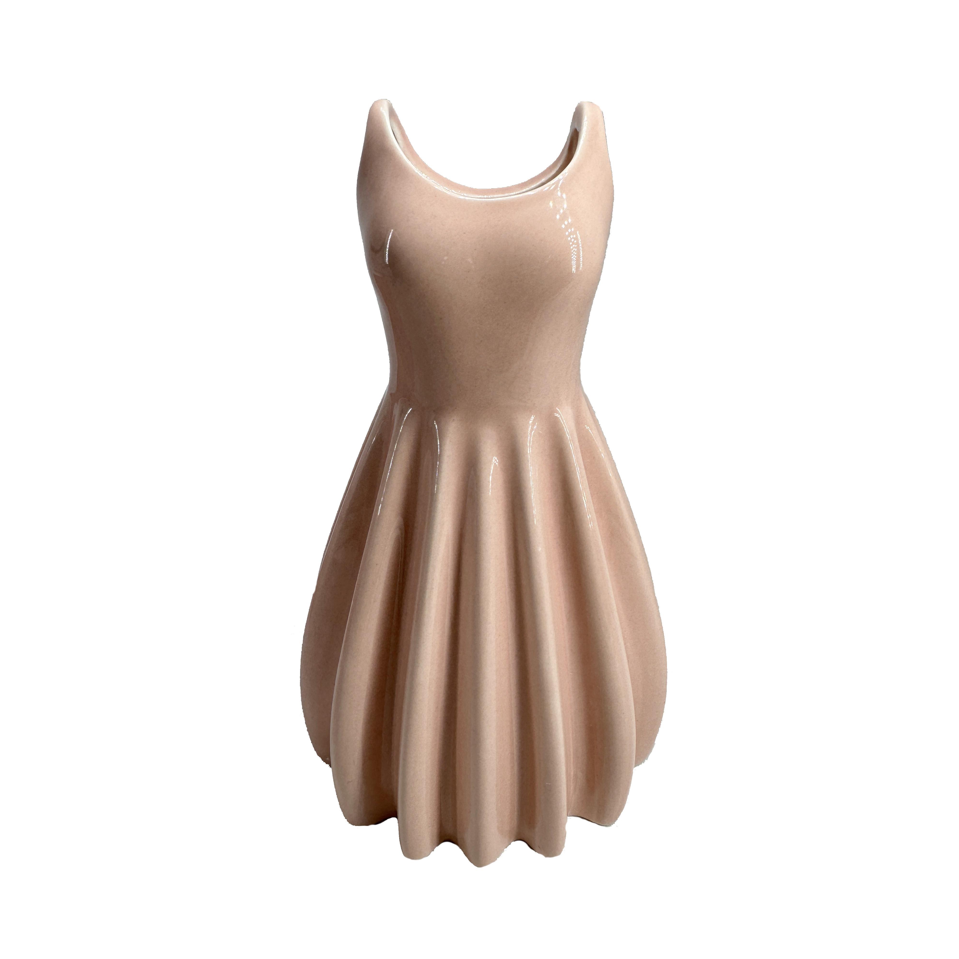 Dekovase Gracia - Pink, KONVENTIONELL, Keramik (11.8/10.5/20cm) - Luca Bessoni