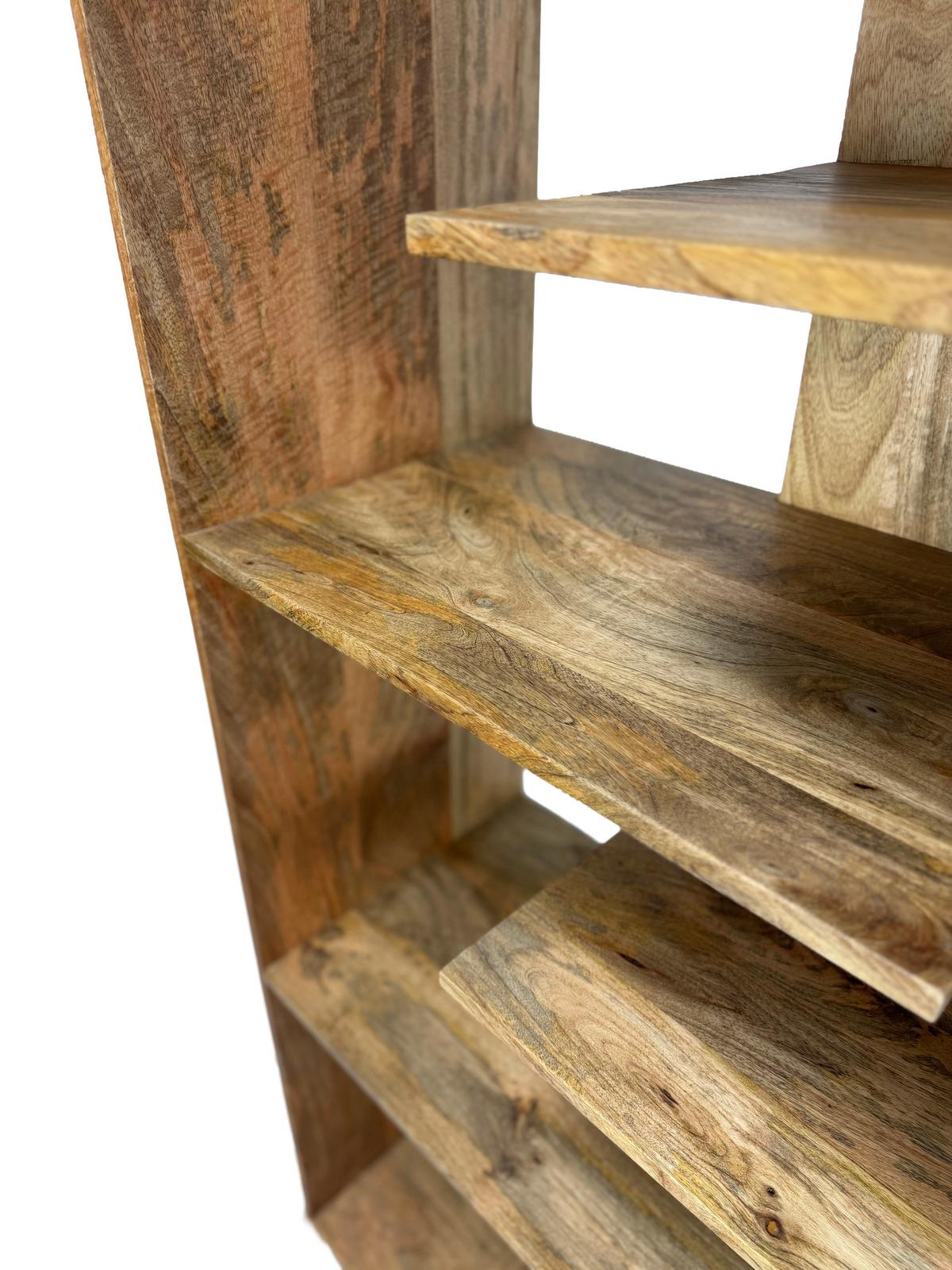 REGAL Braun B: 90cm - Braun, Design, Holz (90/200/40cm) - Livetastic