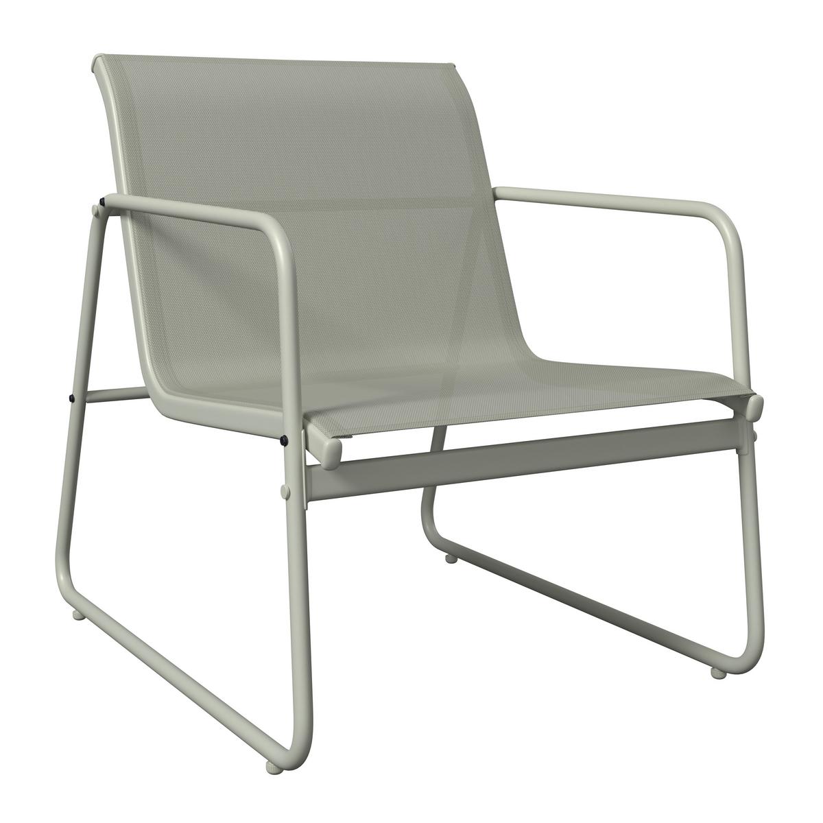 SÚPRAVA ZÁHRADNÉHO NÁBYTKU ALIN 2 - šalviovozelená, Basics, kov/textil - Mömax