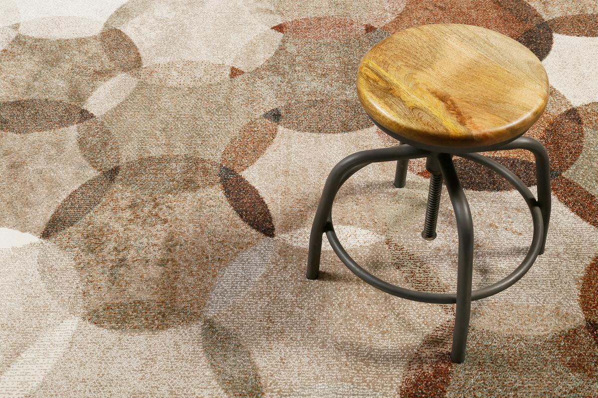 Webteppich Beige/braun Graphik Modernina 160x225 Cm - Rotbraun/Beige, Design, Textil (160/225cm) - Esprit