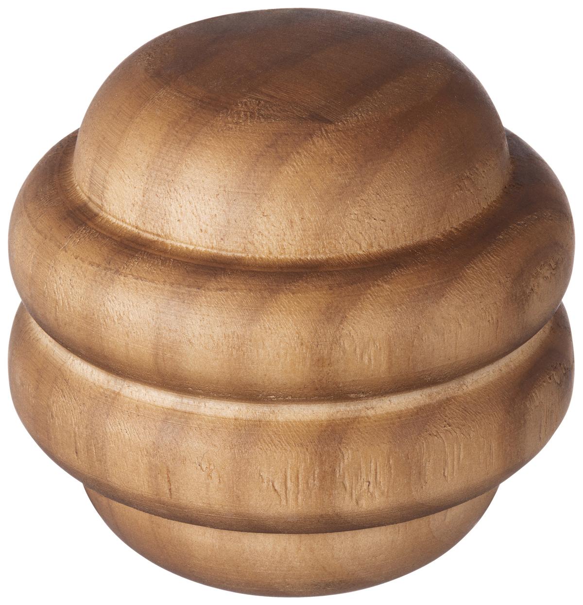 Dekokugel Regina - Naturfarben, KONVENTIONELL, Holz (8/8cm) - Luca Bessoni