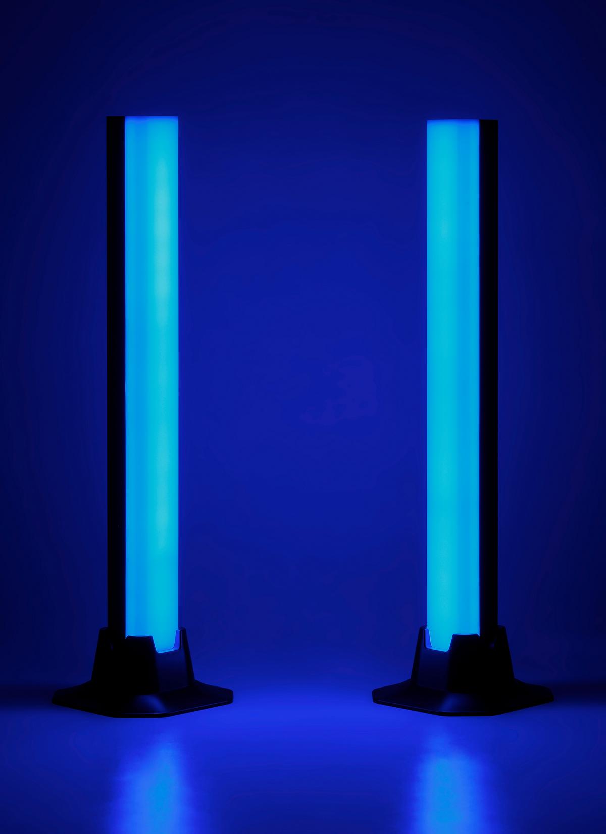 STOLNÍ LED LAMPA RIZI - černá, Moderní, plast (9/3/32cm) - Mömax
