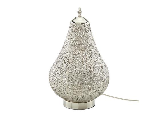 Stolová Lampa Orient 8 - niklová, Štýlový, kov (23/38cm) - Mömax modern living Stolová Lampa Orient 8 - niklová, Štýlový, kov (23/38cm) - Mömax modern living